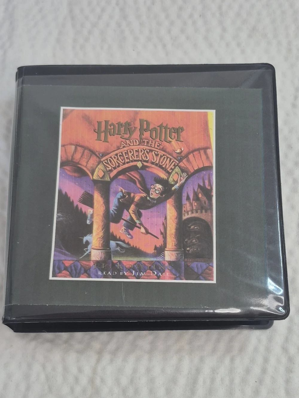 Harry Potter and the Sorcerer's Stone Black Audiobook Case